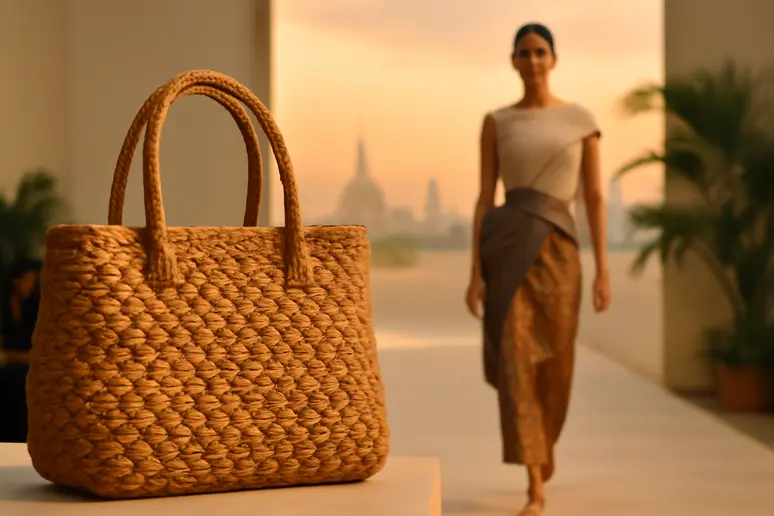 กระเป๋าสานผักตบชวาไทย: แฟชั่นยั่งยืนสู่รันเวย์โลก!